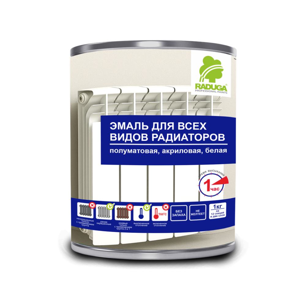 "Радуга-178", эмаль для металла и радиаторов отопления (полуматовая)