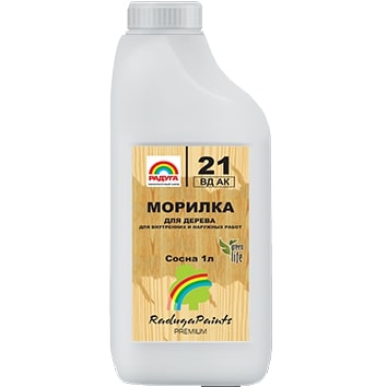 "Радуга-21", тонирующая морилка для дерева без запаха (дуб) "Радуга-21", тонирующая морилка для дерева без запаха (дуб)